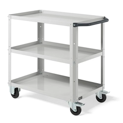 vendita online Carrello clever 0905 small mm.904x515x817h - grigio chiaro ral7035 Carrelli e Contenitori Per Officina - Moduli Per Carrelli Fami